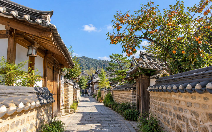 전주 한옥마을 골목 (AI 연출 이미지)