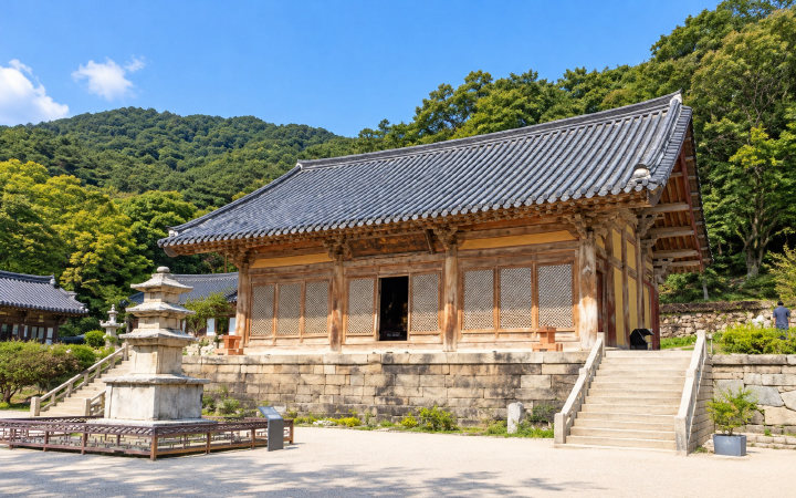 예산 수덕사 (AI 연출 이미지)
