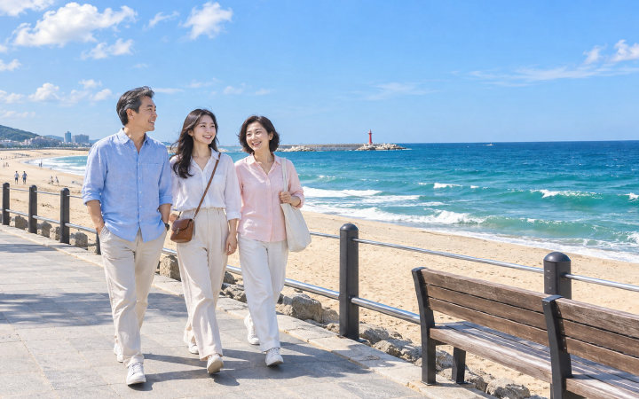강릉 안목해변 커피거리 (AI 연출 이미지)