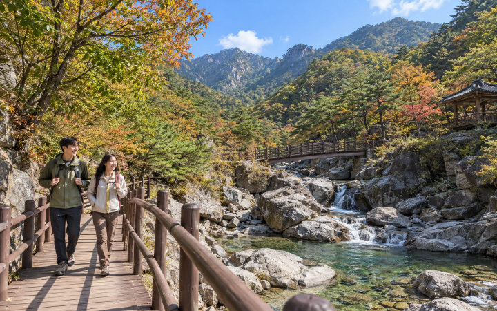 지리산 뱀사골 (AI 연출 이미지)