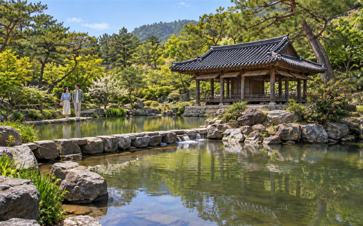 보길도 세연정 (AI 연출 이미지)