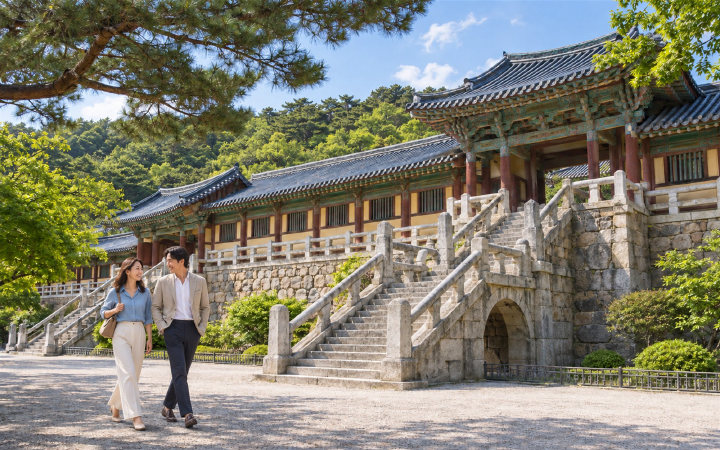 경주 불국사 (AI 연출 이미지)