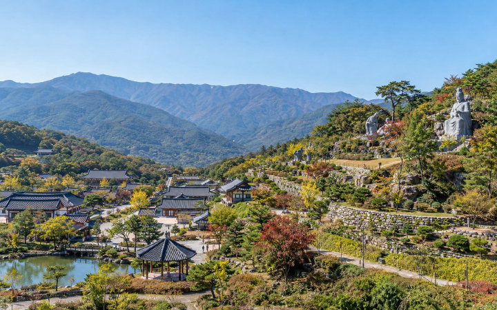 산청 동의보감촌 (AI 연출 이미지)