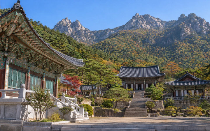 고성 금강산 건봉사 (AI 연출 이미지)