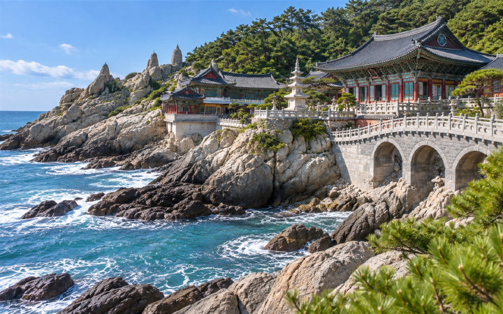 해동용궁사 (AI 연출 이미지)