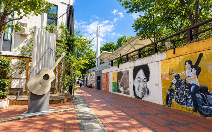 대구 김광석길 (AI 연출 이미지)