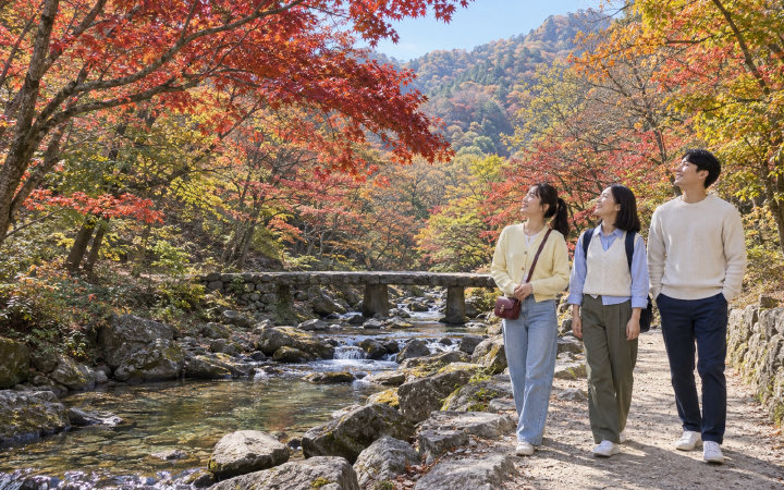 정읍 내장산 (AI 연출 이미지)