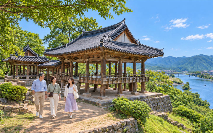 밀양 영남루 (AI 연출 이미지)