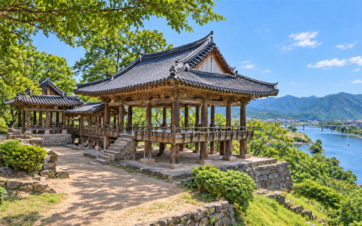 밀양 영남루 (AI 연출 이미지)